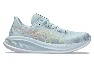 Pre-owned Asics Men's  Gelcumulus 26 Sneakers In Cool Grey/safety Yellow