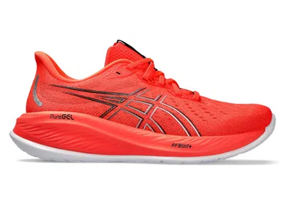 Pre-owned Asics Men's  Gelcumulus 26 Sneakers In Sunrise Red/white In Multi