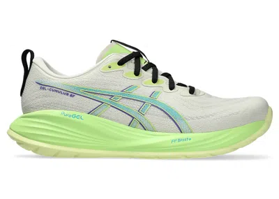 Pre-owned Asics Men's  Gelcumulus 27 Sneakers In Birch/lime Green