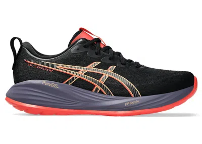 Pre-owned Asics Men's  Gelcumulus 27 Sneakers In Black/coral Reef