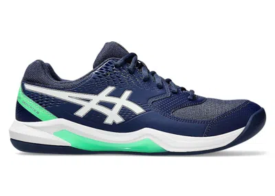 Pre-owned Asics Men's  Geldedicate 8 Indoor Sneakers In Blue Expanse/white In Multi