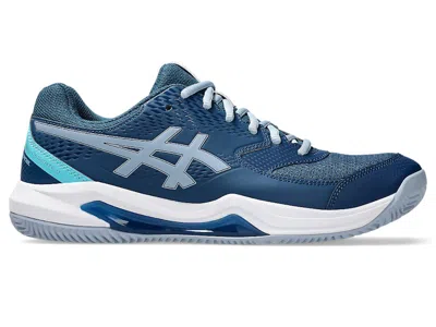 Pre-owned Asics Men's  Geldedicate 8 Padel Sneakers In Mako Blue/grey Blue