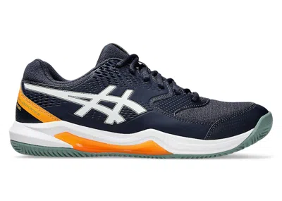 Pre-owned Asics Men's  Geldedicate 8 Padel Sneakers In Midnight/white