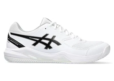 Pre-owned Asics Men's  Geldedicate 8 Padel Sneakers In White/black In Multi