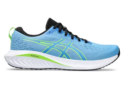 Pre-owned Asics Men's  Gelexcite 10 Sneakers In Waterscape/electric Lime