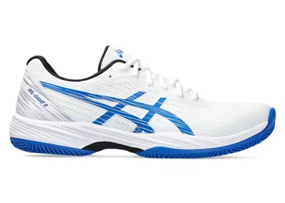 Pre-owned Asics Men's  Gelgame 9 Sneakers In White/tuna Blue