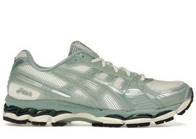 Pre-owned Asics Men's  Gelkayano 12.1 Kith Sneakers In Cream/sage