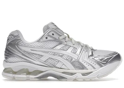 Pre-owned Asics Men's  Gelkayano 14 Jjjjound Silver Sneakers In White
