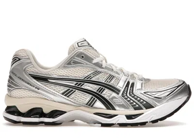 Pre-owned Asics Men's  Gelkayano 14 Kith (2023) Sneakers In Cream/scarab