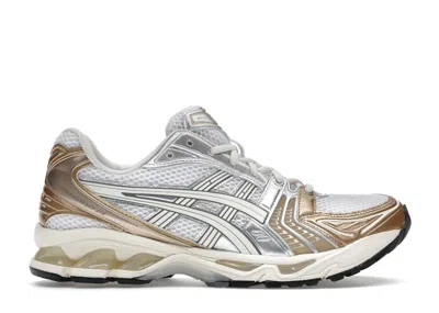 Pre-owned Asics Men's  Gelkayano 14 Olympic Medals Sneakers In White/cream