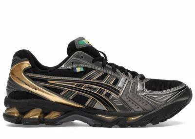 Pre-owned Asics Men's  Gelkayano 14 Senna Lotus Sneakers In Black/metallic Gold