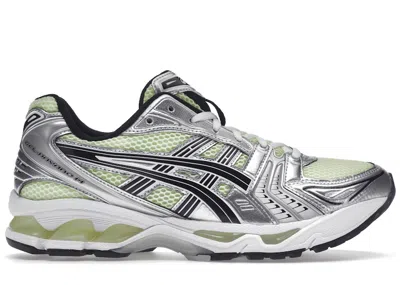Pre-owned Asics Men's  Gelkayano 14 Sneakers In Illuminate Yellow/black/silver
