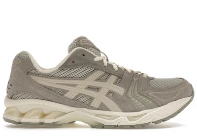 Pre-owned Asics Men's  Gelkayano 14 Sneakers In White Sage/smoke Grey In Gray