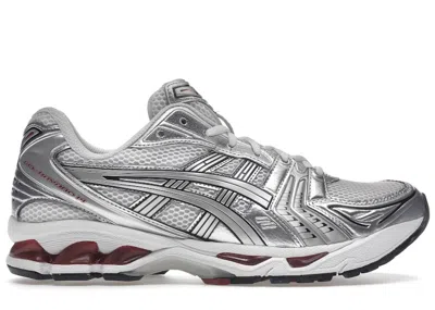 Pre-owned Asics Men's  Gelkayano 14 Sneakers In White/pure Silver