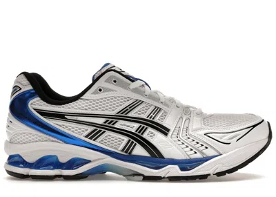 Pre-owned Asics Men's  Gelkayano 14 Sneakers In White/tuna Blue