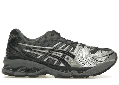 Pre-owned Asics Men's  Gelkayano 14 Unaffected Infinite Wonders Pack Black Silver Sneakers In Dark Shadow/pure