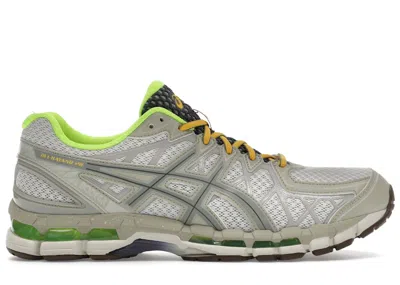 Pre-owned Asics Men's  Gelkayano 20 Bodega Small Wins Add Up Sneakers In Silver Green/eucalyptus
