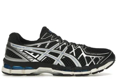 Pre-owned Asics Men's  Gelkayano 20 Sneakers In Black/pure Silver In Multi