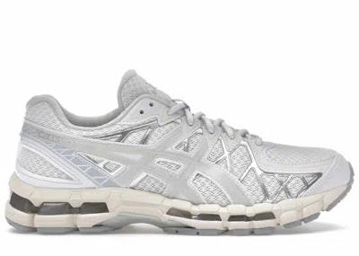 Pre-owned Asics Men's  Gelkayano 20 Sneakers In White/pure Silver
