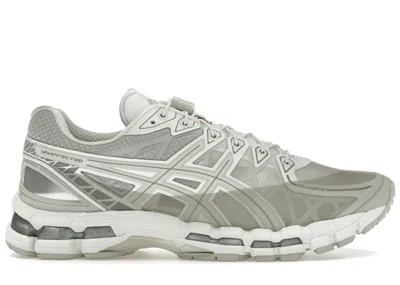 Pre-owned Asics Men's  Gelkayano 20 Unaffected Sneakers In Cream/lake Grey