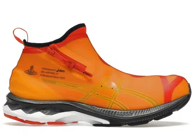 Pre-owned Asics Men's  Gelkayano 27 Ltx Vivienne Westwood Sneakers In Citrus/black In Multi