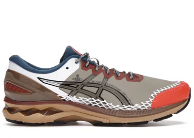 Pre-owned Asics Men's  Gelkayano 27 Vivienne Westwood Sneakers In Tan/brown/orange