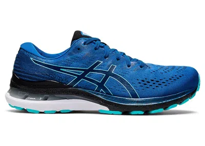 Pre-owned Asics Men's  Gelkayano 28 Blue Sneakers In Lake Drive/black In Multi