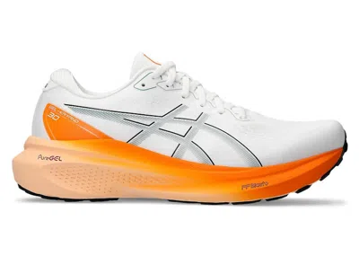Pre-owned Asics Men's  Gelkayano 30 Orange Sneakers In White/ocean Haze