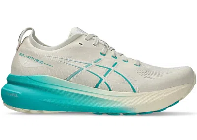 Pre-owned Asics Men's  Gelkayano 31 Sneakers In Birch/wave Teal