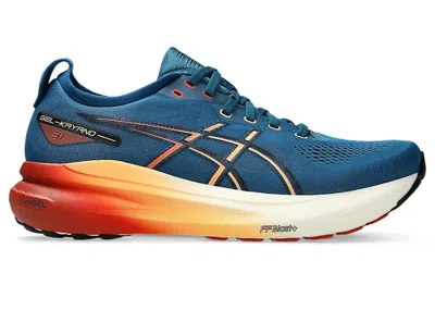Pre-owned Asics Men's  Gelkayano 31 Sneakers In Rich Navy Blue/spice Latte In Multi