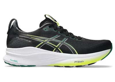 Pre-owned Asics Men's  Gelkayano 32 Sneakers In Black/jasper Green In Multi