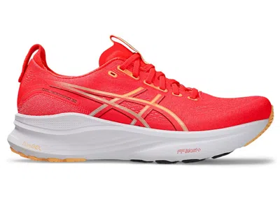 Pre-owned Asics Men's  Gelkayano 32 Sneakers In Flash Red/beet Juice