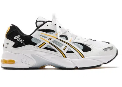 Pre-owned Asics Men's  Gelkayano 5 Og Kith Exclusive Sneakers In White/saffron