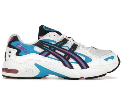 Pre-owned Asics Men's  Gelkayano 5 Og Sneakers In White/midnight/purple In Multi
