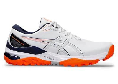 Pre-owned Asics Men's  Gelkayano Ace 2 Sneakers In White/shocking Orange