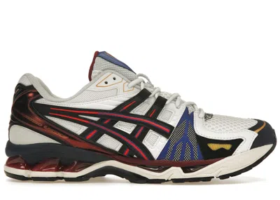 Pre-owned Asics Men's  Gelkayano Legacy Red Blue Sneakers In White/black