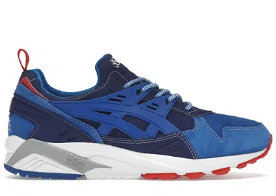Pre-owned Asics Men's  Gelkayano Trainer Mita Sneakers Trico In Blue/white/red
