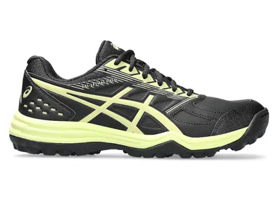 Pre-owned Asics Men's  Gellethal Field Sneakers In Black/glow Yellow