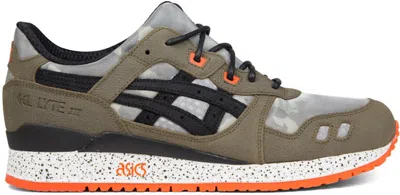 Pre-owned Asics Men's  Gellyte Iii Bait Guardian Sneakers In Dark Olive/black