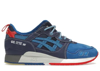 Pre-owned Asics Men's  Gellyte Iii Mita Sneakers 25th Anniv. Trico In Navy/blue/red