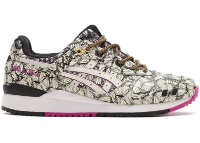 Pre-owned Asics Men's  Gellyte Iii Og Atmos Anna Sui Sneakers In Cream/orchid