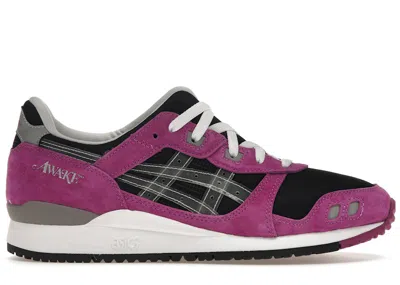 Pre-owned Asics Men's  Gellyte Iii Og Awake Ny Sneakers In Black/pink