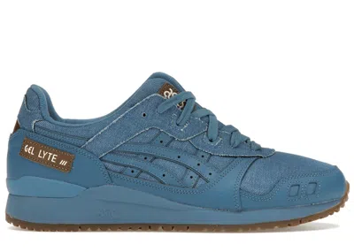 Pre-owned Asics Men's  Gellyte Iii Og Okayama Denim Sneakers In Azure In Blue
