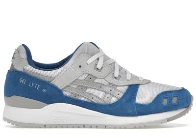 Pre-owned Asics Men's  Gellyte Iii Og Oyster Blue Grey Sneakers In White/oyster Grey