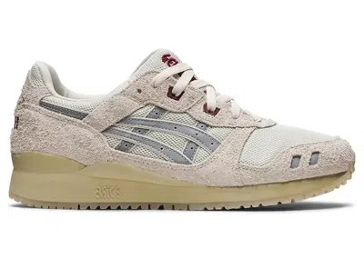 Pre-owned Asics Men's  Gellyte Iii Og Pleasures Cream Sneakers In Mystic Blue/pure Silver In Multi
