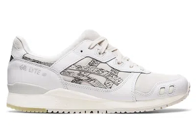 Pre-owned Asics Men's  Gellyte Iii Og Python Sneakers In White/grey
