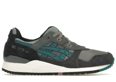 Pre-owned Asics Men's  Gellyte Iii Og Sneakers In Tarmac/beryl Green