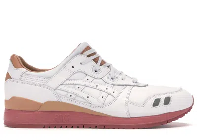 Pre-owned Asics Men's  Gellyte Iii Packer Sneakers X J. Crew Buck Sneakers In White