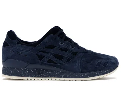 Pre-owned Asics Men's  Gellyte Iii Reigning Champ Sneakers In Indian Ink In Black