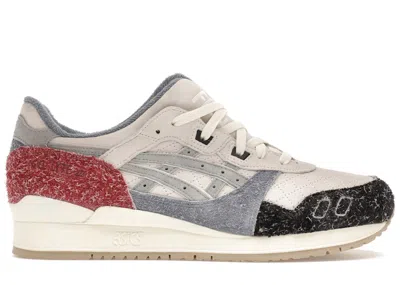 Pre-owned Asics Men's  Gellyte Iii Remastered Kith Seoul Sneakers In Off/white/black